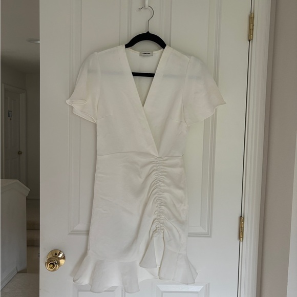 Sandro Elegant White Blouse - Picture 6 of 15